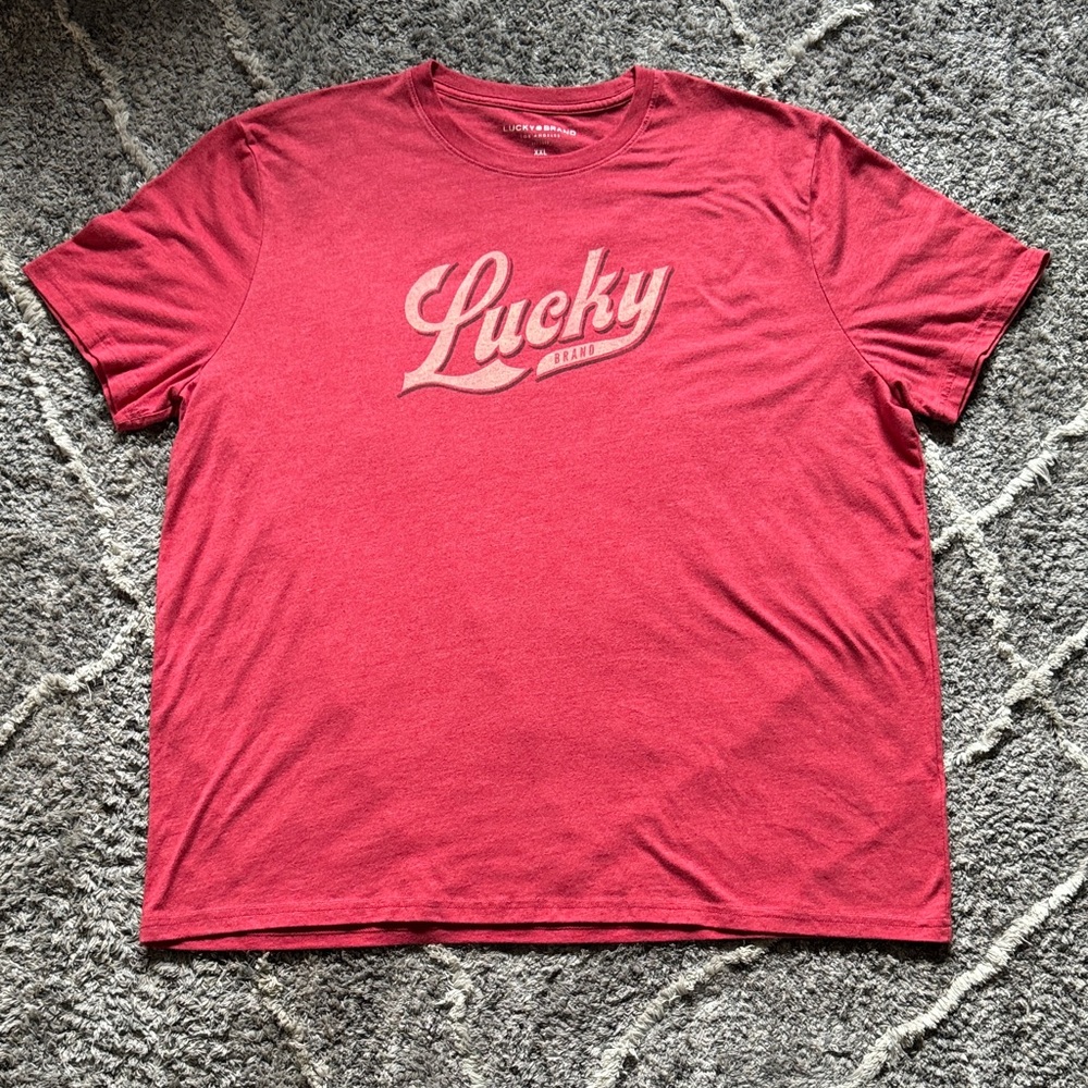 Lucky Brand Men's Crimson Short Sleeve Tee